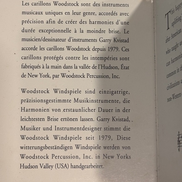 Woodstock Chimes – Earth Song Chime (New, Open Box) - Picture 7 of 12